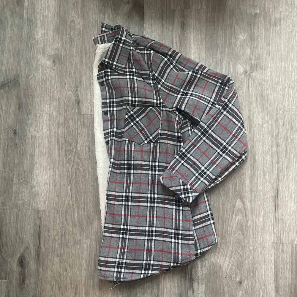 Fleece Flannel Top/Jacket